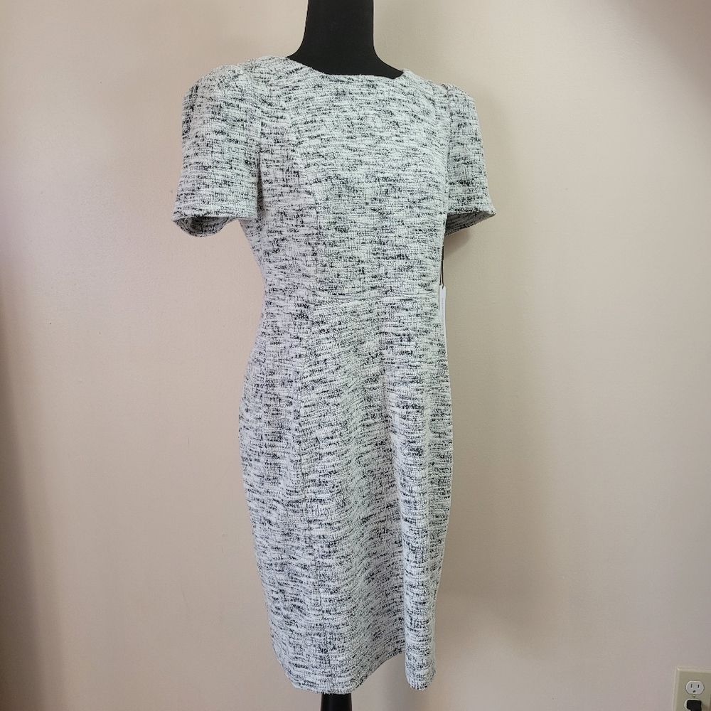 Calvin Klein short sleeve fitted dress size 12